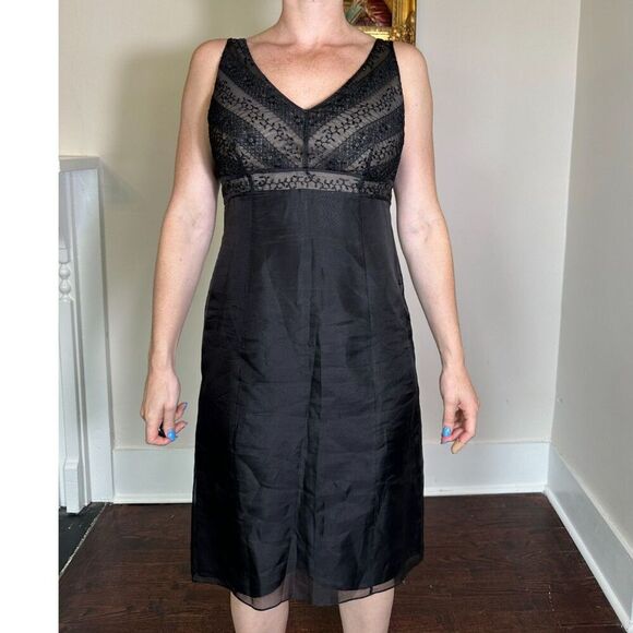 Vintage Ann Taylor 100% Silk Dress Size 6 - Picture 1 of 5